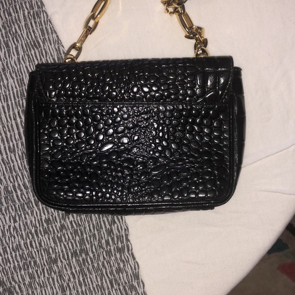 Vintage Vinyl Pleather snakeskin gold chain crossbody purse - Picture 7 of 7